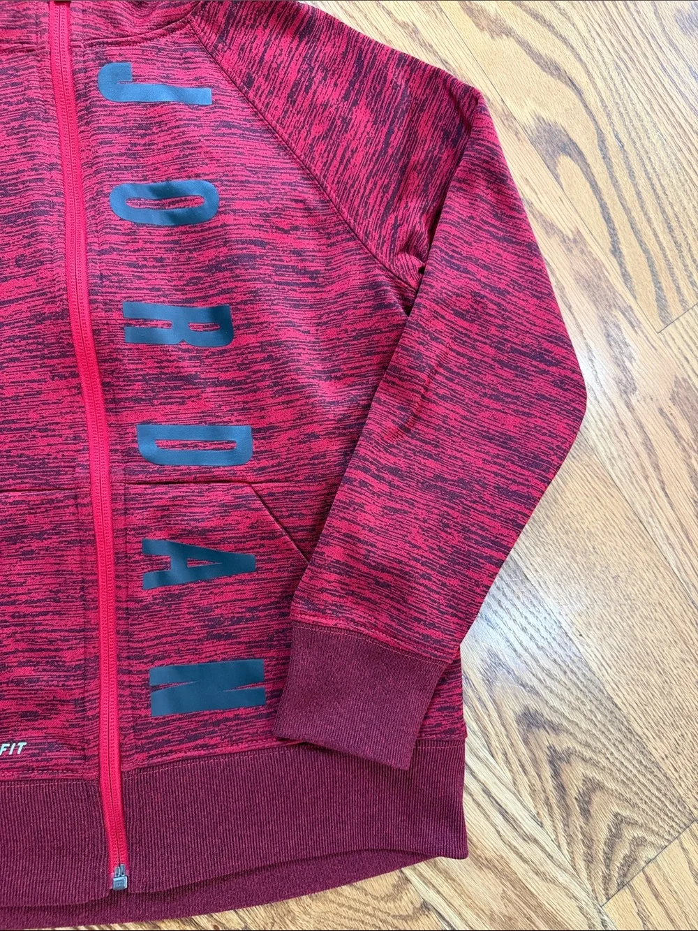 Boy’s Jordan Brand Therma-Fit Zip Up Hoodie/Jacket. Size Small 8-10. Like New.